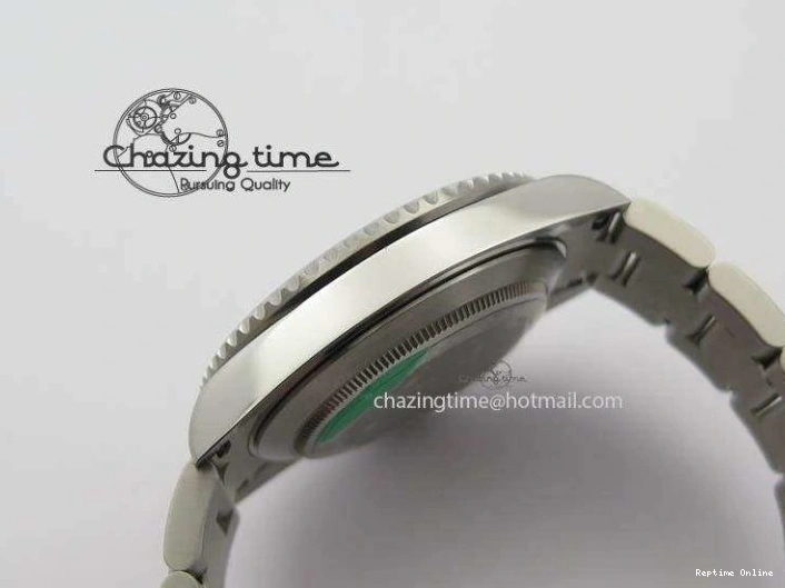 0204 SoftTouch Submariner 16610LV SS Green Metal Bezel JF 1:1 Best Edition Black Dial On SS Bracelet SH 3755